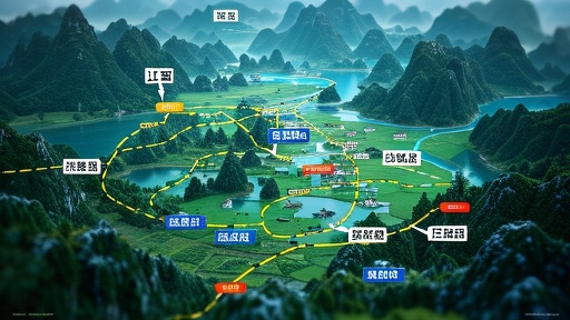 江西旅游攻略地图：交通、景点、住宿一图搞定自由行